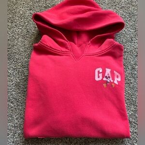 Gap Teen size 10 Disney Red Hooded Mickey Mouse Sweatshirt Hoodie